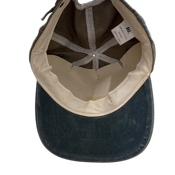 Vintage Hollywood Park adjustable baseball cap cotton teal/od 1999 - Picture 6 of 6